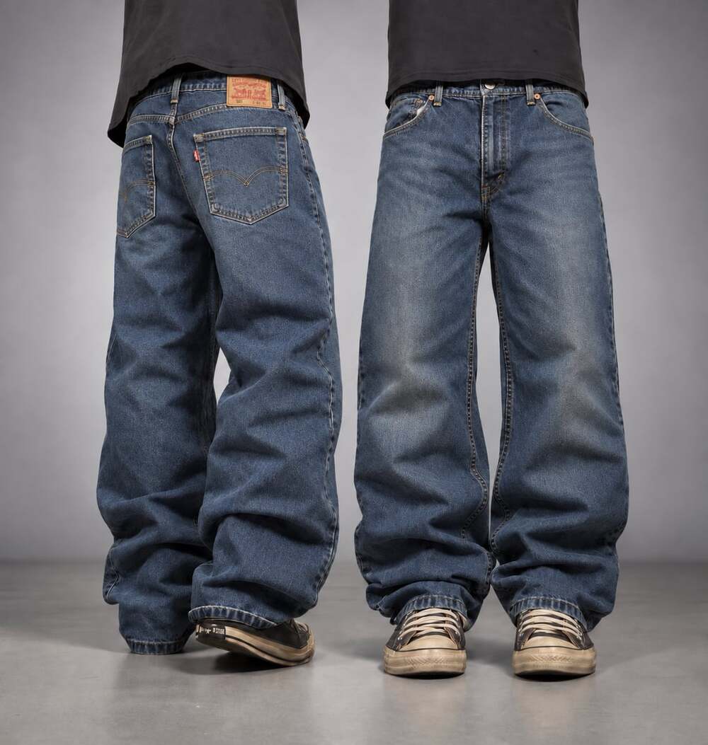 Levi's 505 Regular Fit Jeans Dark Blue Denim
